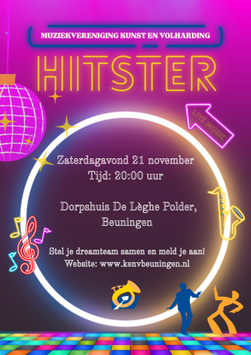 Beige Pink Retro Music Song Concert Fest Poster (1)